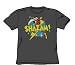 Search : Shazam Power Bolt Adult S/S T-shirt in Charcoal by DC Comics