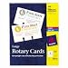 Avery Laser Rotary Cards, 2 1/6in. x 4in., Box Of 400 Cards