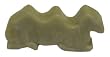Camel design asian chopstick / brush / pen / knife rest - hand carved soapstone (set of 6)