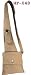 Bodybag aus HANF HF048 Umhängetasche in camel grau khaki schwarz Cannabis H28xB24cm