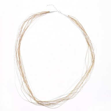 Mix Strands Necklace by Maven (30 Inch)