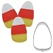 Candy Corn Metal Cookie Cutter
