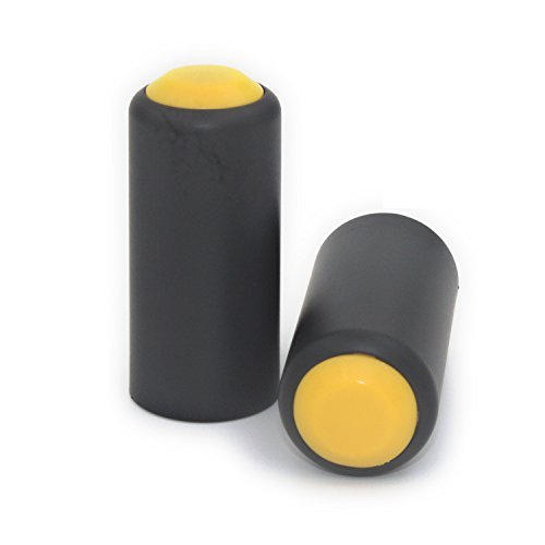 PANOVO a Pair (2pcs) Yellow Pgx/slx Wireless Mic Screw on Cap/cover/cup for Shure Pgx/slx Wireless Microphone System Handheld Mics