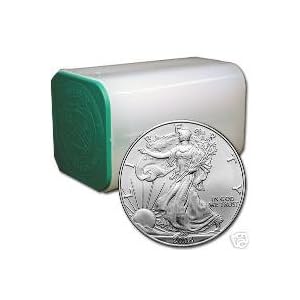 Roll of 20 Uncirculated 1 Oz Silver American Eagle Coins