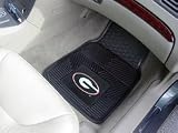 Georgia Bulldogs 2 Piece Heavy Duty Vinyl Utility Rear Car Floor Mats