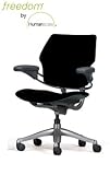 HumanScale Freedom Chair, Black Wave Fabric