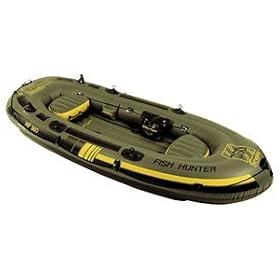Sevylor Fish Hunter Inflatable 4-Person Boat by 