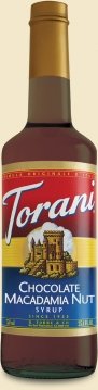 Torani Chocolate Macadamia Nut Syrup, 750 ml