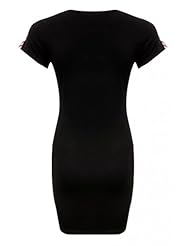 Houndstooth Print Viscose Bodycon Dress  with a Court Train 