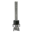 Freud 16-560 Top Bearing Hinge Mortising Bit 1/4-Inch shank Features Freuds TiCo? Hi-Density Carbide with Titanium