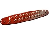Non-Slip Wood Belt and Tie Rack - Mahogany
