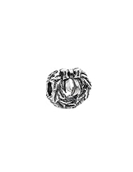 Christmas Wreath Charm in Silver for 3mm Charm Bracelets