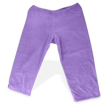 Hemp Terry Capri Stretch Pants - Violet, M/L