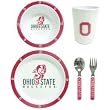 Ohio State Buckeyes NCAA Children's 5 Piece Dinner Set by Duck House