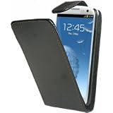 *** PROMOTION *** d�di� compatible SAMSUNG GALAXY S3 *** Housse Etui Coque de protection accessoire de couleur noir, rabattable **** QUALIT� LUXE PREMIUM VERITABLE ******par Access-Discount