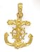 14K MARINERS CROSS CHARM FITS 3MM