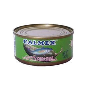Calmex Chunk Tuna with Jalapeno Peppers, 6 oz by Calmex