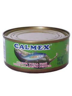 Calmex Chunk Tuna with Jalapeno Peppers, 6 oz by Calmex