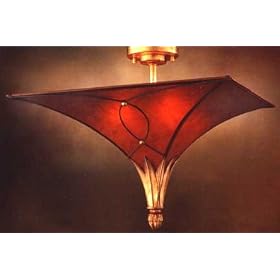 LAMPS BEAUTIFUL Valenciana Art Deco Style Semi Flush Ceiling Light by Elk... by ELK Lighting