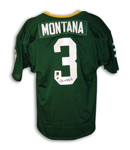 Joe Montana Signed Notre Dame Fighting Irish Throwback Jersey