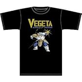 【ドラゴンボールZ】ベジータ Tシャツ サイズ：L / BLACK
