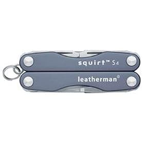Leatherman 81080003K Squirt S4 Storm Gray Multitool with Small Scissors by Leatherman