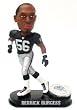 Oakland Raiders Derrick Burgess Forever Collectibles Black Base Edition Bobble Head