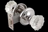 2 3/4 inch Privacy Set - Clear Glass/Chrome