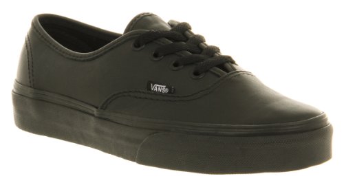 Vans Authentic Leather Black Mono Exclusive - 10 Uk