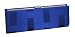 Kiera Satin Interlaced Ribbon Clutch Bag in Royal Blue