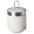 RSVP Porcelain Egg Coddler, White