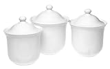 Pfaltzgraff Filigree 3-Piece Stoneware Sealed Canister Set