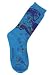 Laurel Burch Mythical Mares Sole Mates Socks Blue