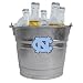 One Gallon galvanized Ice Bucket with 2 1/2 inch metal applique could also be used as a planter.