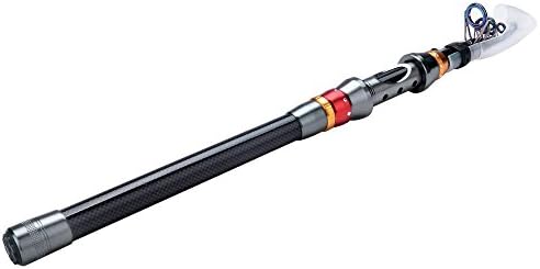 2.7M 8.86FT Telescope Fishing Rod Travel Spinning Fishing Pole Red Portable
