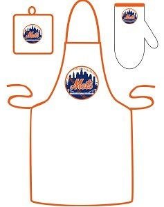 New York Mets Grilling Apron Set