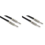 Pair of (2) Brand New Hosa Skj-615 15' Foot 1/4" Ts to 1/4" Ts Speaker Cables