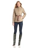 Tommy Hilfiger Women’s Lightweight Windproof Quilted Jacket, Sand, Medium