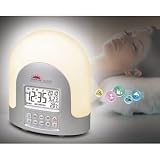 High Tech Sunrise Alarm Clock - Dawn Simulator - Set Gradual Wake Up Light Alarm Up To 60 Mins - Nature Sounds Alarm Clock