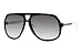 Gucci GG1622/S Sunglasses - 0OVF Black White (LF Grey Gradient Lens) - 63mm