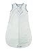 SwaddleDesigns Cotton Flannel Sleeping Sack, Sleeveless Wearable Blanket with 2-Way Zipper, Made in USA, Pastel Blue Polka Dot, 6-12 Months