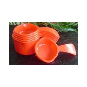 Tupperware Measuring Cups Set- Chili- 1 4 Cup to 1 Cup by