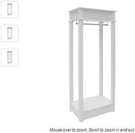 30 x 20 x 80 Wooden Wardrobe White