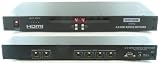 4x2 (4:2) HDMI Video Matrix Switch Switcher Selector + 3D Support with RS-232 & IR Remote