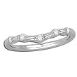 14K White Gold Diamond Band - 0.25 Ct.