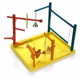 JW Pet Company Wood Play Gym Large Bird Toy 12.5in Width x 1in Depth x 10in Ht. by JW Pet Company
