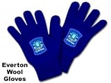 Everton FC Authentic EPL Crest Knitted Gloves - Adult