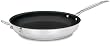 Cuisinart 722-30HNS Chef's Classic Nonstick Stainless 12-Inch Open Skillet with Helper Handle