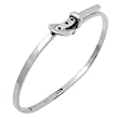 Sterling Silver Buckle Adjustable Cuff Bracelet