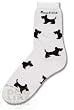 For Bare Feet- Scottie Poses Socks